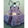 NEW UMBRELLA DRESS TYE & DYE BRUSH PRINT