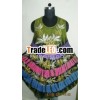 DOUBLE DYE PRINTED DRESS