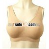 ladies seamless sport bra sport wear flesh color
