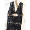 hot sexy transparent full fashion lace sun tops with bra pad