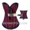 Sexy Maroon Outwear Underbust Corset Plus Size Top Quailty in cheap price professional corset manufa