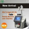 Newest portable E-light IPL RF 2 in 1 hair removal equipment with CE approvel