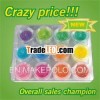 12 colour glitter powder for nail art sticker