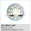 Motorcycle brake disc for VARDERO/CB600-FTG