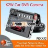 K2W Car DVR portable surveillance camera Full HD 1080P 25 FPS 2.7'' 960*240 LCD Seamless loo