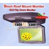 Video advertisement Super slim 9 inch roof mount LCD monitor