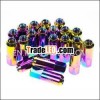 Blox Forged 7075 Aluminum Lug Nuts P 1.5,  L : 50mm(20Pcs/Set) Neo chrome
