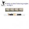 Pb Stick-on wheel balancing weights for 20g*5