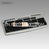 Multimedia Keyboard Standard PS/2 PS2 Gray