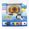 Sports digital camera with water proof case HD720P with 2.0'' touch screen