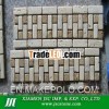 Cream beige travertine mosaic border