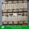 Beige white travertine mosaic border