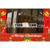 beige travertine slab