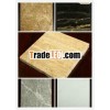 Different kinds of tiles and marbles