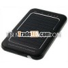 Solar Charger With Flashlight For Cell Phone (2600mAh) - Black