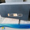 Black granite floor tiles