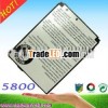 3.7v 900mah cell phone battery for HTC 5800 li-ion battery