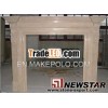 Pink Marble Fireplace