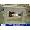 Nature White Marble Decorative Fireplace