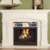 Indoor White Marble Fireplace Frame