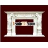 Indoor freestanding fireplace mantels for sale