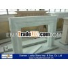 Hot Sale Cheap Indoor White Stone Fireplace Mantel