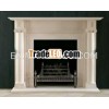 Indoor Column Natural Stone Fireplace Surround