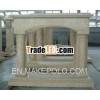 beige marble fireplaces