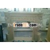 Carved Angel Ireland Fireplace Mantel