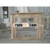 Beige Marble Elegant Fireplaces