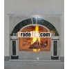 Mixed Color Marble Fireplace Surround Design
