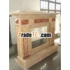 Mixed-color Marble Fireplace Surround