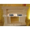 Natural Sandstone decorative electric fireplace Surround