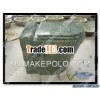 Green marble toilet without tank