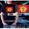 No MOQ easy and fast shipping Sound Actived shirts men 2012