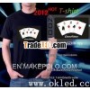 Popular Fashion Sound Actived Equalizer el t shirt el flashing t shirt