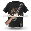 Sound Actived EL T Shirt Hot Design led panel t-shirt