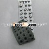 silver coated remote controll silicone keypad