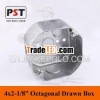 Octagon Steel Conduit Box
