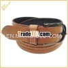 Brown genuine leather belts man for 2012