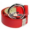hot sale bright red fashion belt