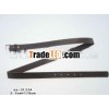 Men leather aircraft safety belt