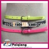 Hot sale fancy mirror patent leather belts 3 for 1