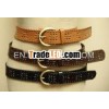 2013 fancy genuine leather belt wholesale China factory