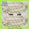 female stylish fashion daisy round beaded beads rhinestone wait belt costume jewelry