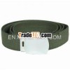 Tactical heavy metal belts Metal clasp elastic belt