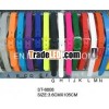 Fashion Plastic Belt colorful Silicon belt ST-6808(CA Prop 65)