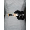 Belt 014 Chiffon Floral Belt With Jewel Encrusted Details On Double Face Satin Ribbon