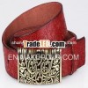 Fashion woman antique genuine leather belts