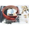2013 fashion belts New! fashion Plain Solid NO BUCKLE Women Men Women Leather Belt